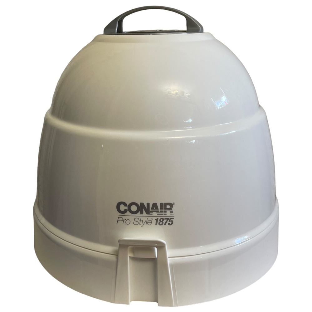 Conair Bonnet Portable Hair Dryer 1875 Watt Pro Style White Works Great